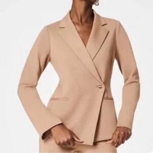 SPANX Beige Blazer Jacket